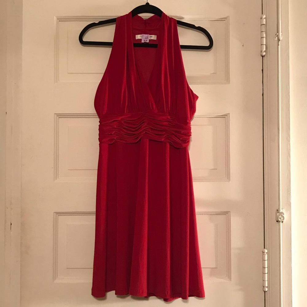 Evan Picone Red Party Dress